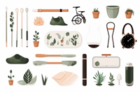 yoga-mat yoga-block yoga-strap